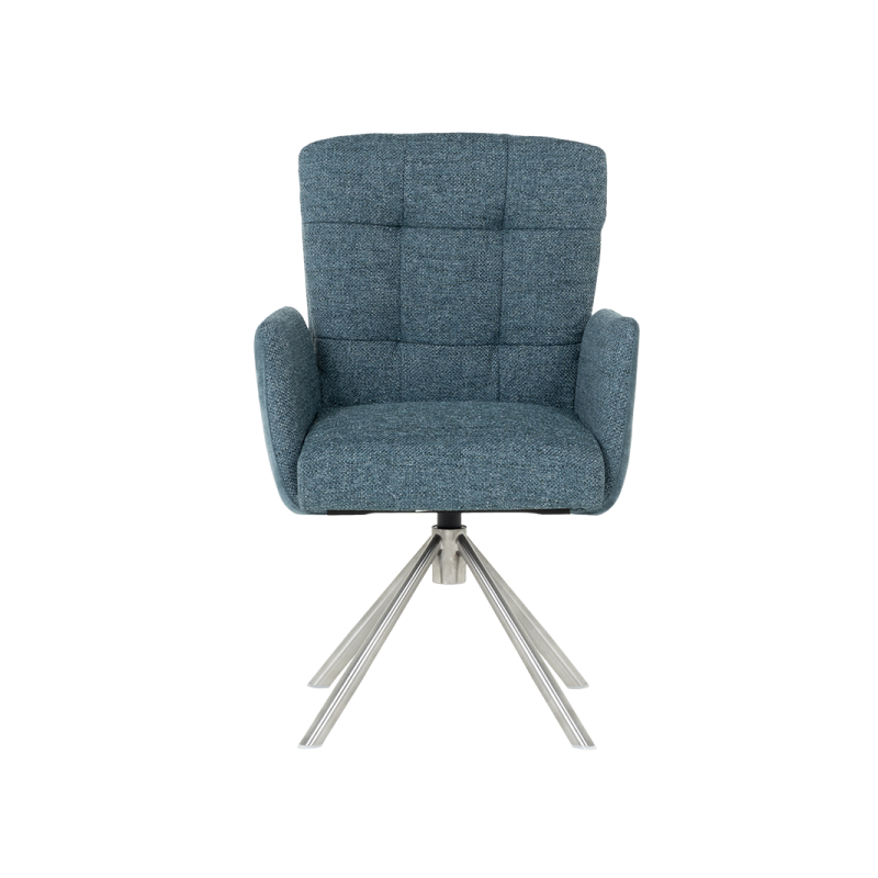 Трапезен стол KEILA - син ⋙ на цена от 321.60лв  - Allegro-bg.com