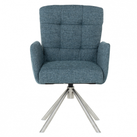 Трапезен стол KEILA - син ⋙ на цена от 321.60лв  - Allegro-bg.com