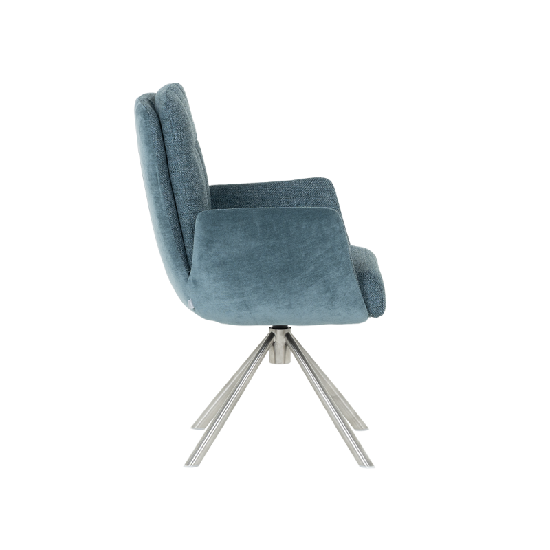 Трапезен стол KEILA - син ⋙ на цена от 321.60лв  - Allegro-bg.com