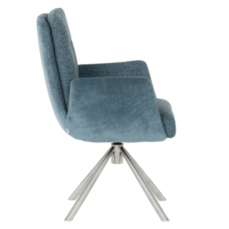 Трапезен стол KEILA - син ⋙ на цена от 321.60лв  - Allegro-bg.com