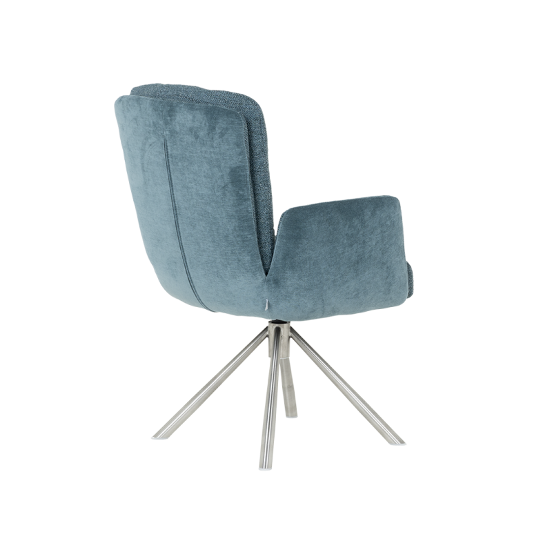 Трапезен стол KEILA - син ⋙ на цена от 321.60лв  - Allegro-bg.com