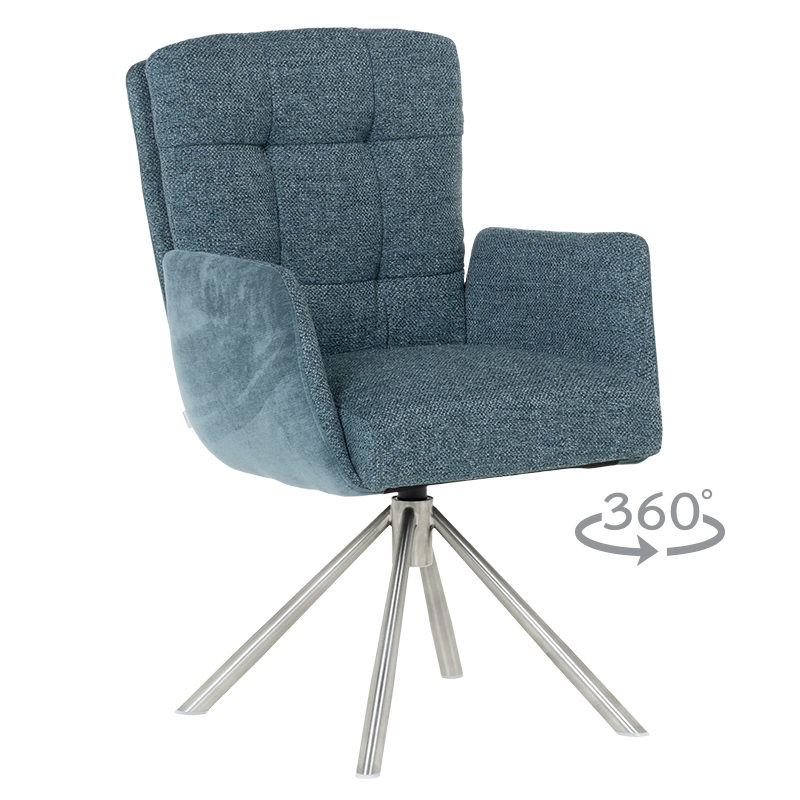 ТРАПЕЗЕН СТОЛ KEILA - СИН ⋙ на цена от 321.60лв  - Allegro-bg.com