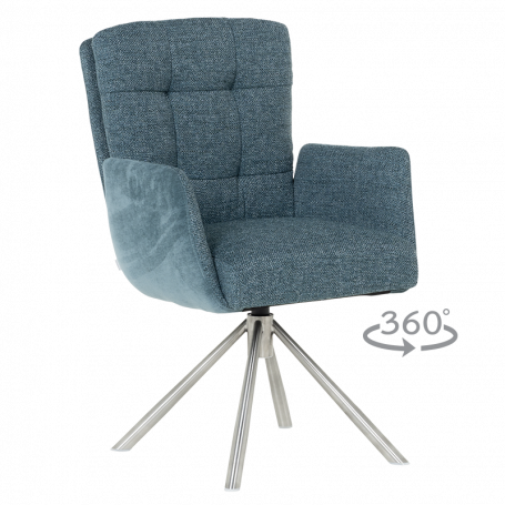 ТРАПЕЗЕН СТОЛ KEILA - СИН ⋙ на цена от 321.60лв  - Allegro-bg.com