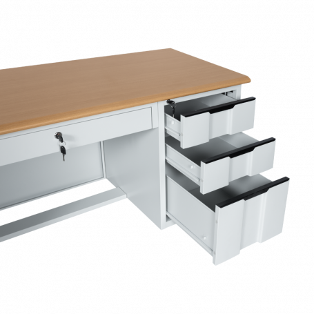 Метално бюро Carmen  ⋙ на цена от 594.00лв  - Allegro-bg.com