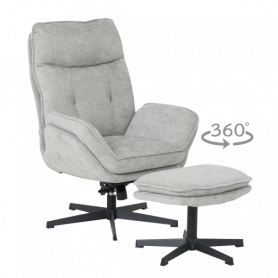 Кресло с табуретка ANDREA ⋙ на цена от 624.00лв  - Allegro-bg.com