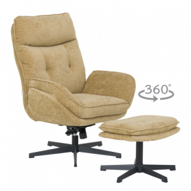 Кресло с табуретка ANDREA ⋙ на цена от 624.00лв  - Allegro-bg.com