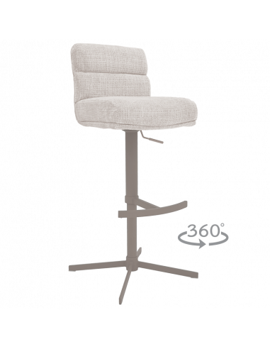 Бар стол VANDRA - крем 02 ⋙ на цена от 336.00лв  - Allegro-bg.com