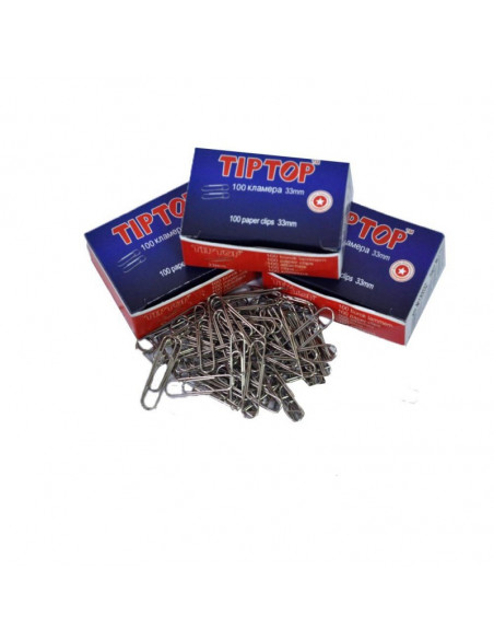 Кламери Office Hit 33 мм,  ⋙ на цена от 0.40лв  - Allegro-bg.com