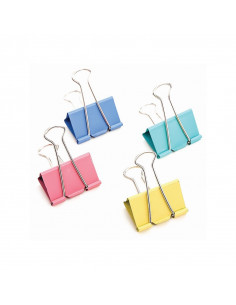 Щипки 19 мм, 12 бр., пастел ⋙ на цена от 1.99лв  - Allegro-bg.com 2