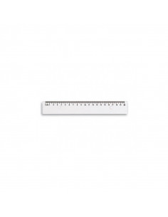 Линия 20 см, прозрачна  ⋙ на цена от 0.22лв  - Allegro-bg.com