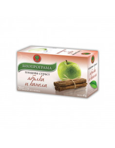 Чай Биопрограма, Ябълка и  ⋙ на цена от 2.27лв  - Allegro-bg.com