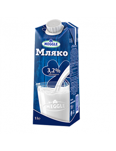 Прясно мляко Meggle 3,2-  ⋙ на цена от 1.48лв  - Allegro-bg.com