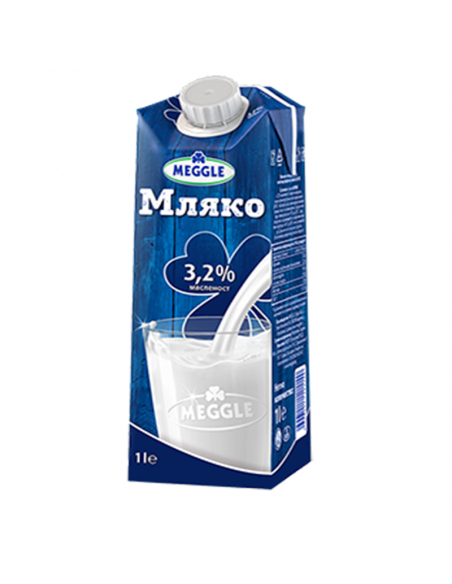 Прясно мляко Meggle 3,2-  ⋙ на цена от 1.48лв  - Allegro-bg.com