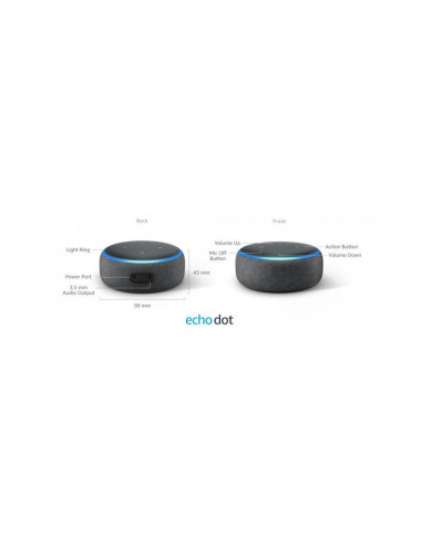 Тонколонка Amazon Echo Dot ⋙ на цена от 60.74лв  - Allegro-bg.com