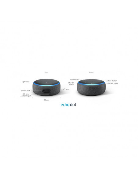Тонколонка Amazon Echo Dot ⋙ на цена от 60.74лв  - Allegro-bg.com