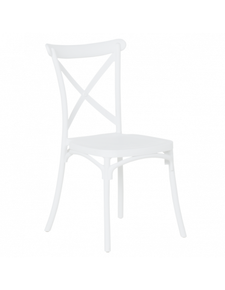 Градински стол NADOR - бял ⋙ на цена от 36.00лв  - Allegro-bg.com