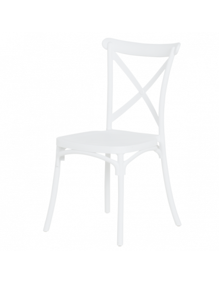 Градински стол NADOR - бял ⋙ на цена от 36.00лв  - Allegro-bg.com