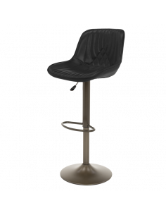 Бар стол PORUS - черно  ⋙ на цена от 73.20лв  - Allegro-bg.com