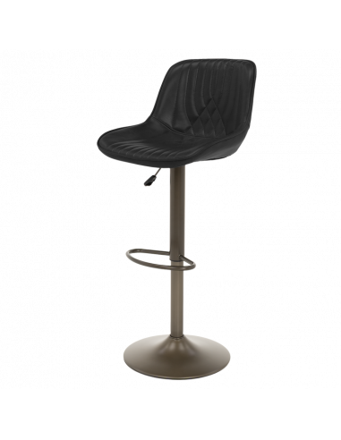 Бар стол PORUS - черно  ⋙ на цена от 73.20лв  - Allegro-bg.com