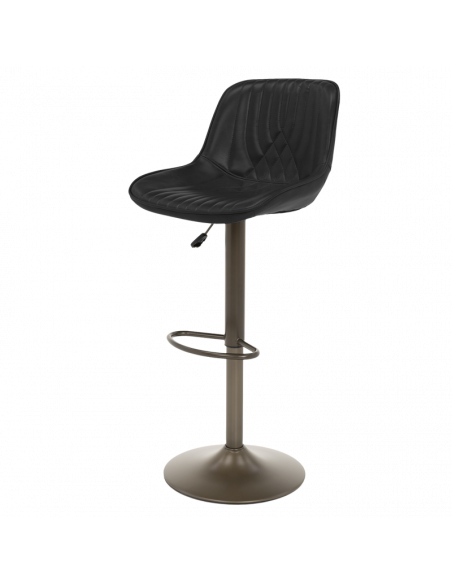 Бар стол PORUS - черно  ⋙ на цена от 73.20лв  - Allegro-bg.com