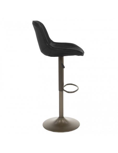 Бар стол PORUS - черно  ⋙ на цена от 73.20лв  - Allegro-bg.com