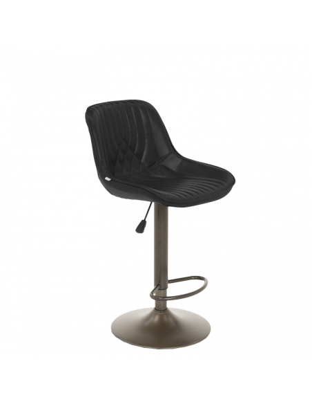 Бар стол PORUS - черно  ⋙ на цена от 73.20лв  - Allegro-bg.com