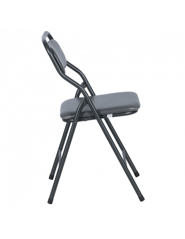 Сгъваем стол KALMAR - сив ⋙ на цена от 27.60лв  - Allegro-bg.com