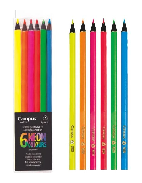 Цветни моливи Neon, 6 бр. 131516