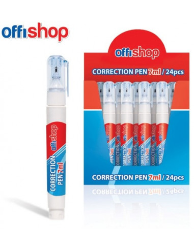 Коректор химикалка OffiShop, 7 мл 110929