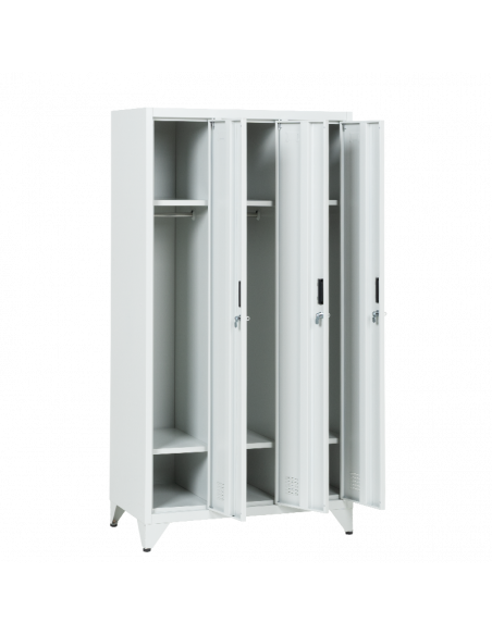 Метален шкаф Carmen CR-1295 J - сив ⋙ на цена от 169.20лв  - Allegro-bg.com