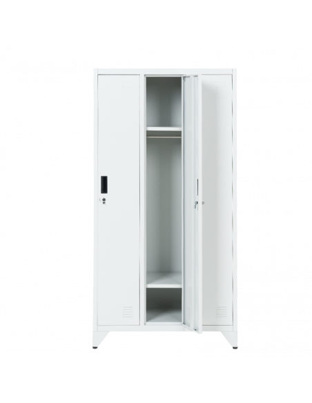 Метален шкаф Carmen CR-1295 J - сив ⋙ на цена от 169.20лв  - Allegro-bg.com