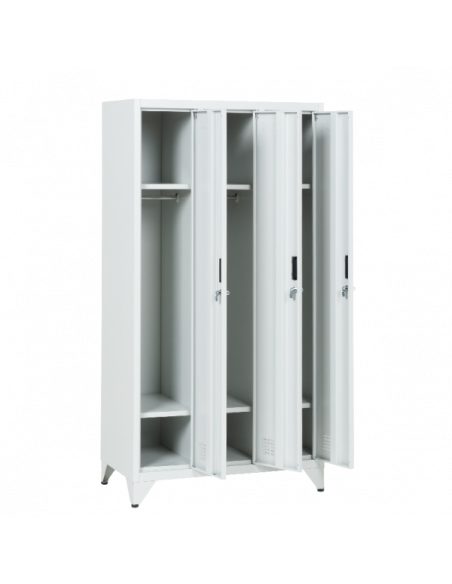 Метален шкаф Carmen CR-1295 J - сив ⋙ на цена от 169.20лв  - Allegro-bg.com