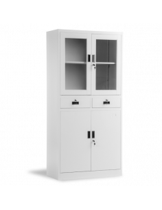 Метален шкаф Carmen CR 1247 JZ - сив ⋙ на цена от 206.40лв  - Allegro-bg.com
