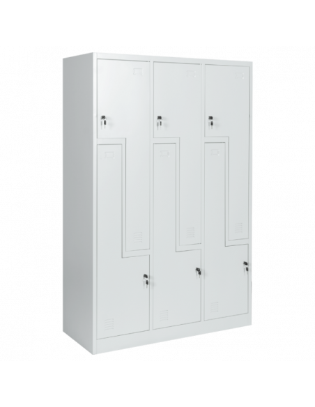 Метален шкаф Carmen CR-1294 J - сив ⋙ на цена от 259.20лв  - Allegro-bg.com