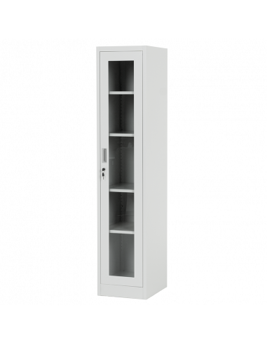 Метален шкаф Carmen CR-1001 J - сив ⋙ на цена от 118.80лв  - Allegro-bg.com