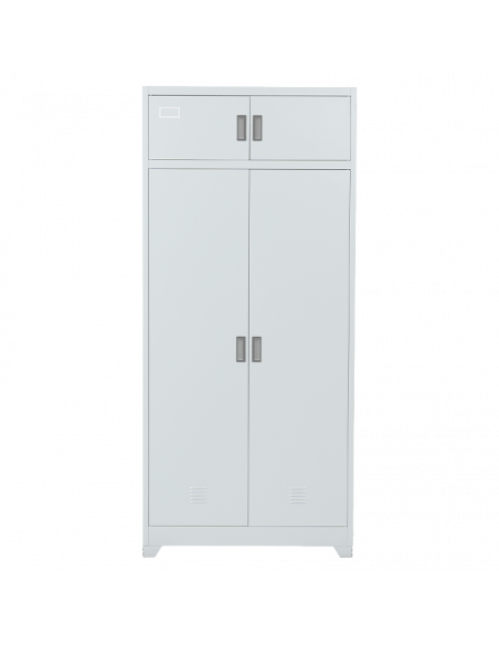 Метален шкаф Carmen CR-1229 J - сив ⋙ на цена от 259.20лв  - Allegro-bg.com