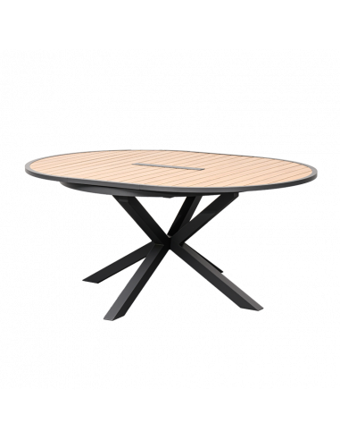 Разтегателна градинска маса DAFNI - графит / сонома ⋙ на цена от 798.00лв  - Allegro-bg.com