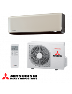 Инверторен климатик Mitsubishi Heavy Industries SRK 25 ZT-WFT + SRC 25 ZT-W - титаниев ⋙ на цена от 1235.00лв  - Allegro-bg.c