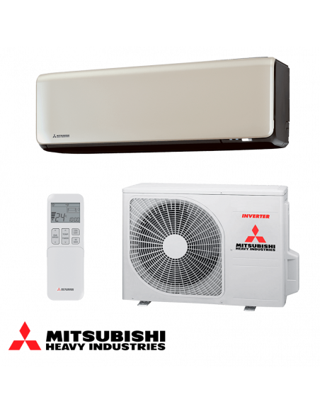 Инверторен климатик Mitsubishi Heavy Industries SRK 25 ZT-WFT + SRC 25 ZT-W - титаниев ⋙ на цена от 1235.00лв  - Allegro-bg.c