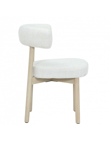 Трапезен стол RONDA - бял WW / липа ⋙ на цена от 134.40лв  - Allegro-bg.com