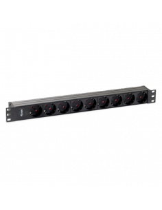 Разклонител за 19“ шкаф 9X220V ⋙ на цена от 22.50лв  - Allegro-bg.com