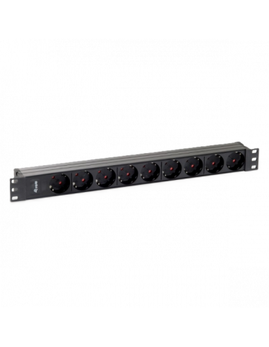 Разклонител за 19“ шкаф 9X220V ⋙ на цена от 22.50лв  - Allegro-bg.com
