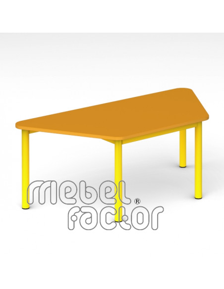 Детска маса РОНДО трапец 120х58см, Н46см ⋙ на цена от 76.80лв  - Allegro-bg.com