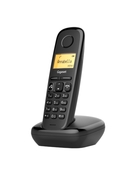 Безжичен DECT телефон Gigaset A270 - черен ⋙ на цена от 37.14лв  - Allegro-bg.com