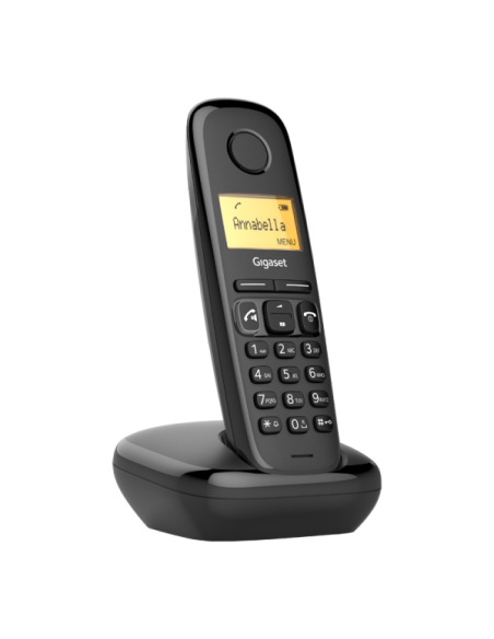 Безжичен DECT телефон Gigaset A270 - черен ⋙ на цена от 37.14лв  - Allegro-bg.com