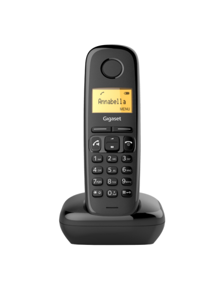 Безжичен DECT телефон Gigaset A270 - черен ⋙ на цена от 37.14лв  - Allegro-bg.com