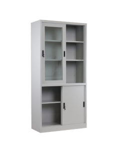 Метален шкаф Carmen CR-1270 K - сив ⋙ на цена от 258.00лв  - Allegro-bg.com 2