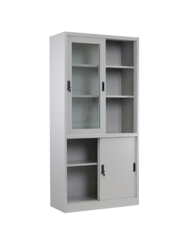 Метален шкаф Carmen CR-1270 K - сив ⋙ на цена от 258.00лв  - Allegro-bg.com