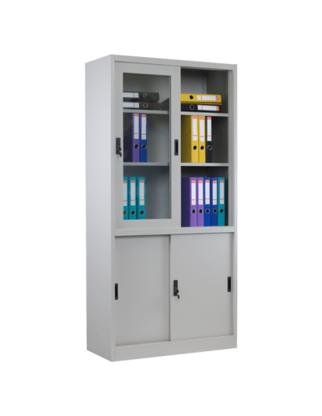 Метален шкаф Carmen CR-1270 K - сив ⋙ на цена от 258.00лв  - Allegro-bg.com