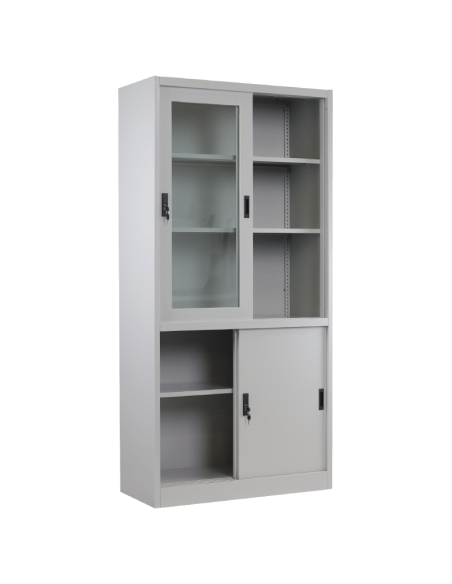 Метален шкаф Carmen CR-1270 K - сив ⋙ на цена от 258.00лв  - Allegro-bg.com